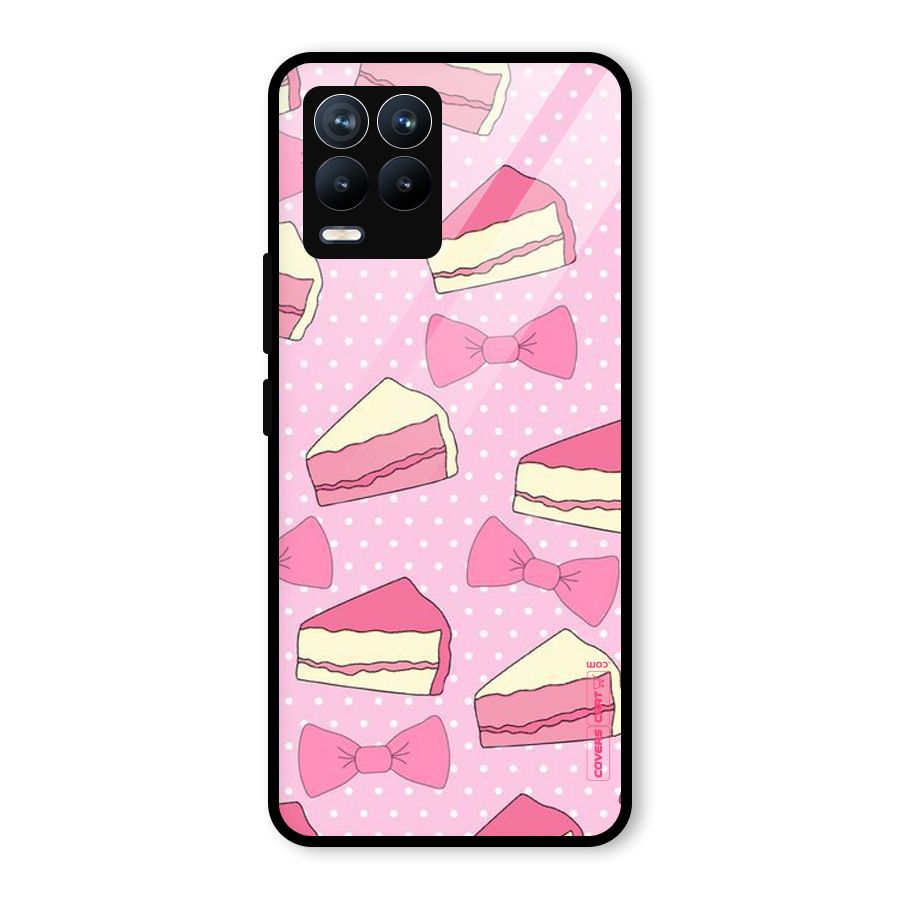 Bow Cake Glass Back Case for Realme 8