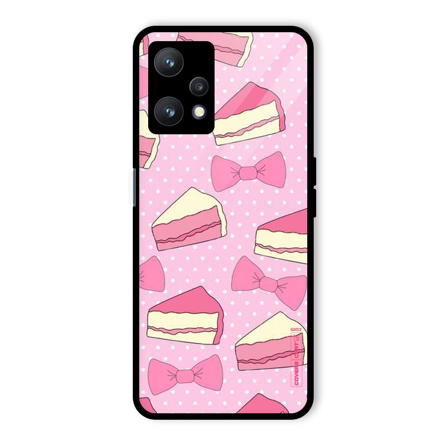 Bow Cake Glass Back Case for Realme 9 Pro 5G