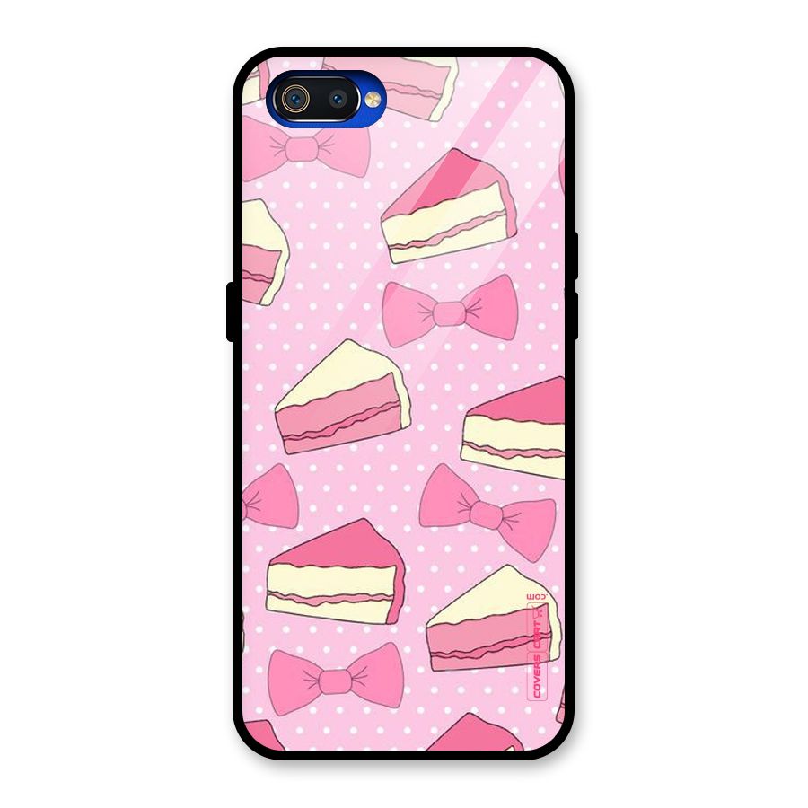 Bow Cake Glass Back Case for Realme C2