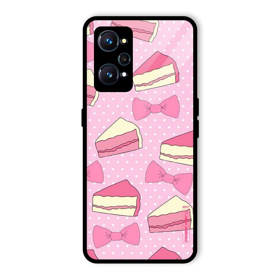 Bow Cake Glass Back Case for Realme GT 2