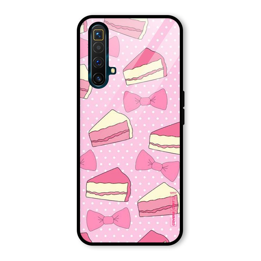Bow Cake Glass Back Case for Realme X3