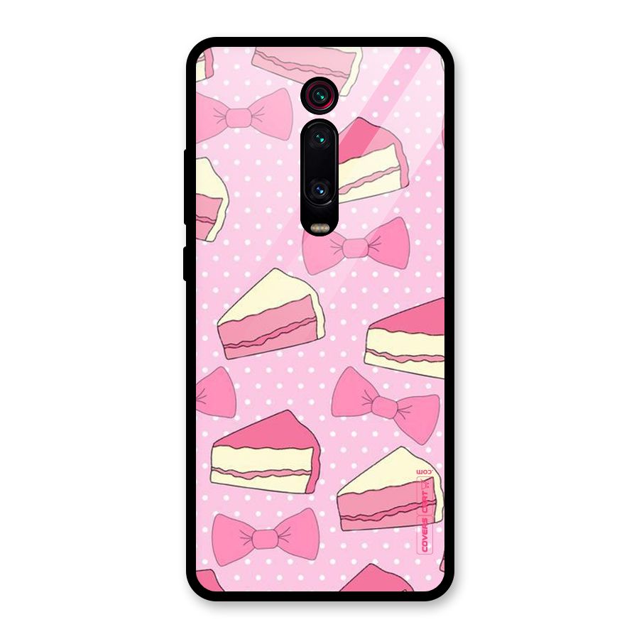 Bow Cake Glass Back Case for Redmi K20