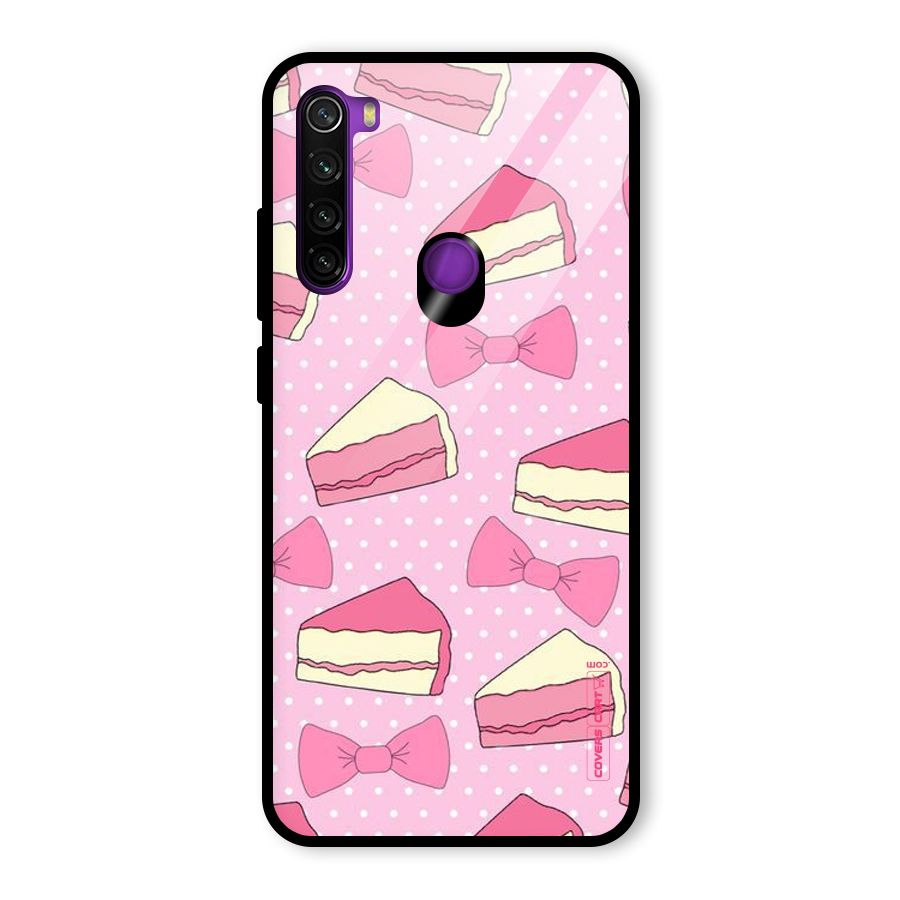 Bow Cake Glass Back Case for Redmi Note 8