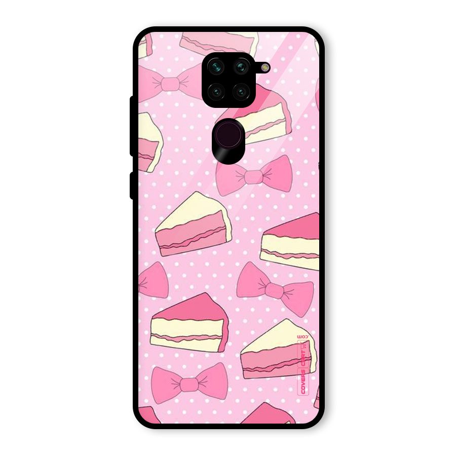 Bow Cake Glass Back Case for Redmi Note 9