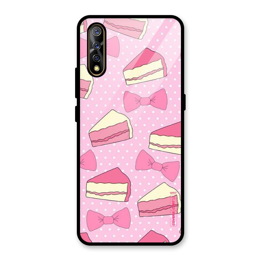 Bow Cake Glass Back Case for Vivo S1