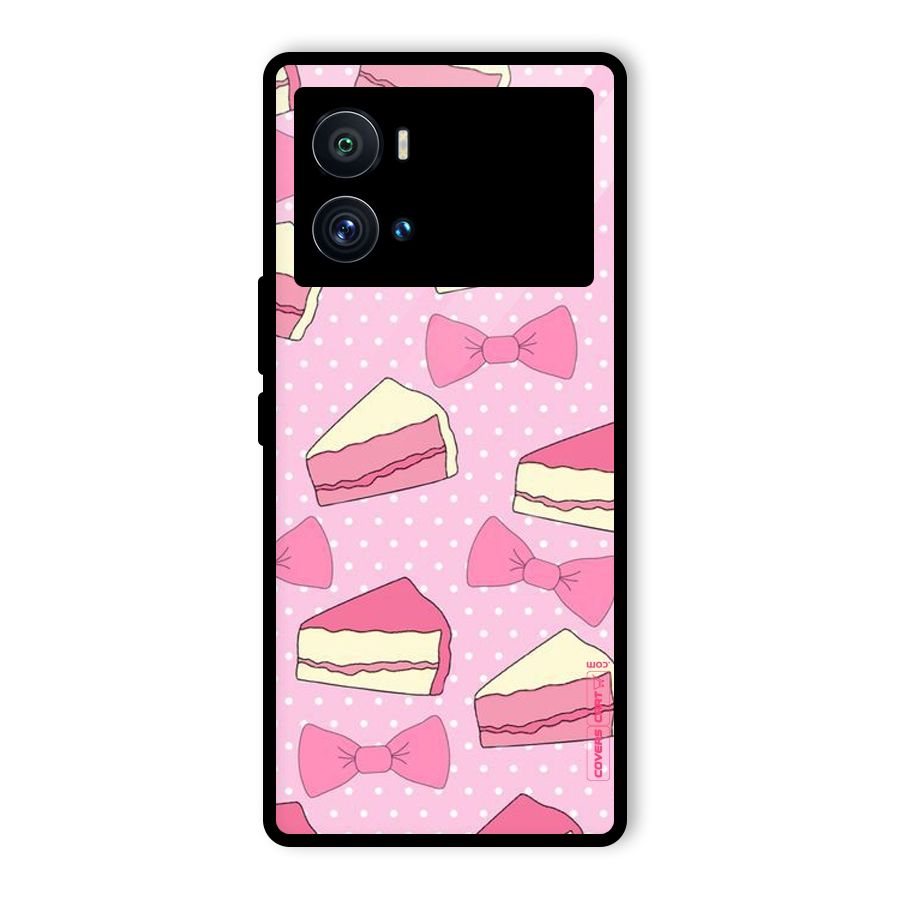 Bow Cake Glass Back Case for Vivo iQOO 9 Pro