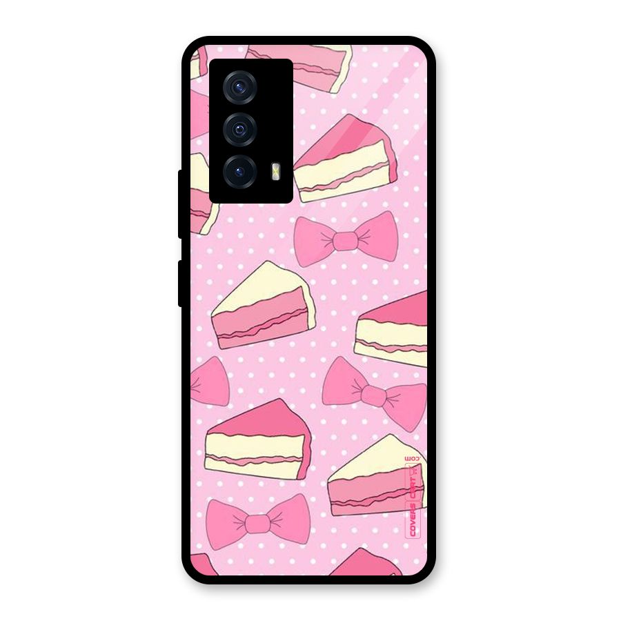 Bow Cake Glass Back Case for Vivo iQOO Z5
