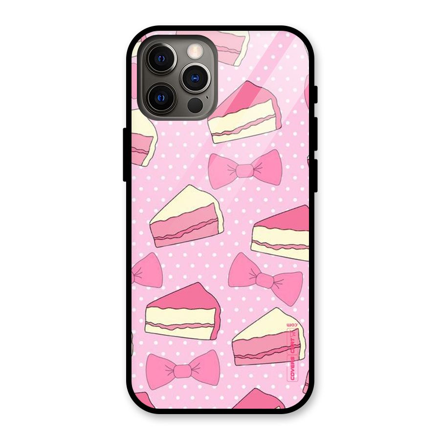 Bow Cake Glass Back Case for iPhone 12 Pro