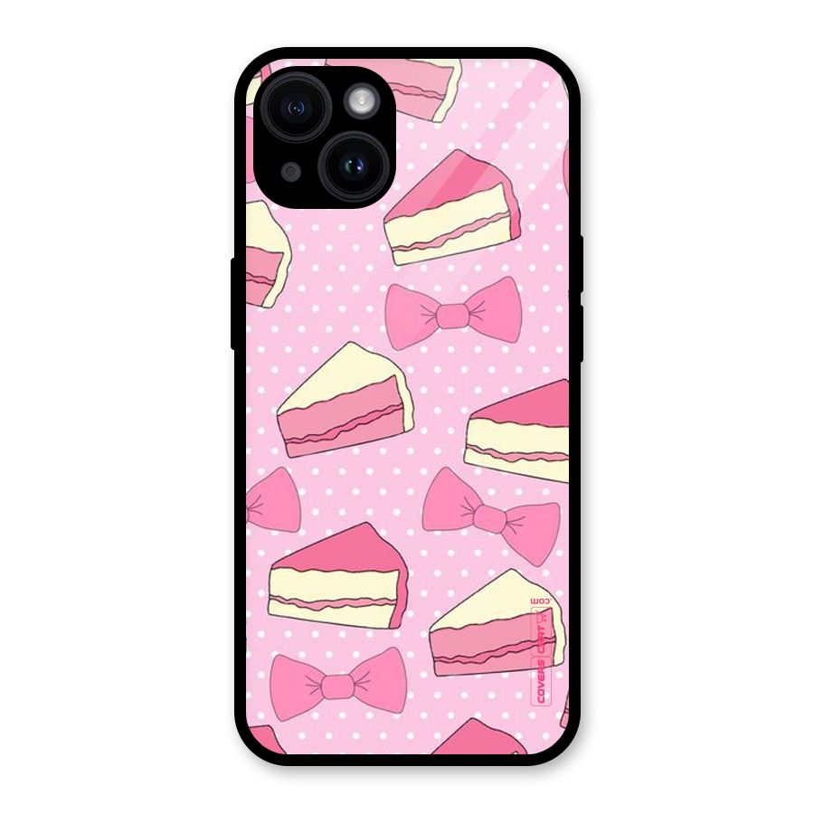 Bow Cake Glass Back Case for iPhone 14