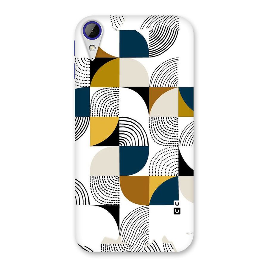 Boxes Pattern Back Case for Desire 830