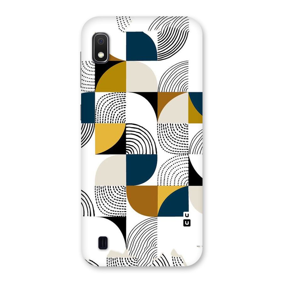 Boxes Pattern Back Case for Galaxy A10