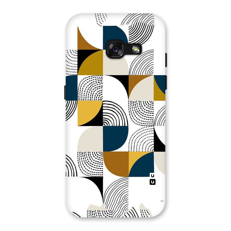 Boxes Pattern Back Case for Galaxy A3 (2017)