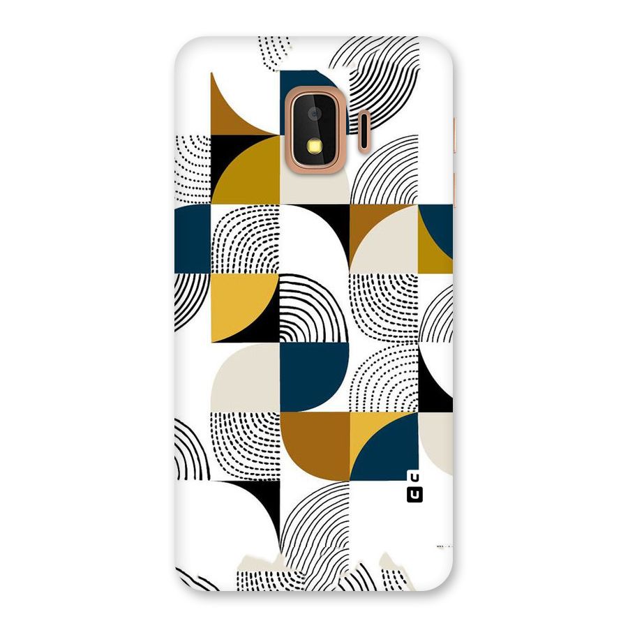 Boxes Pattern Back Case for Galaxy J2 Core