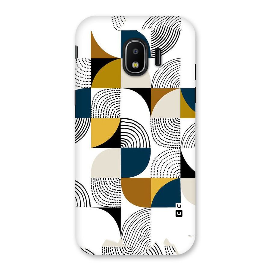 Boxes Pattern Back Case for Galaxy J2 Pro 2018