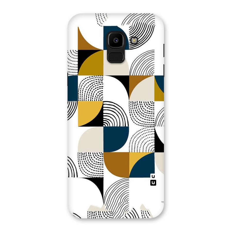 Boxes Pattern Back Case for Galaxy J6