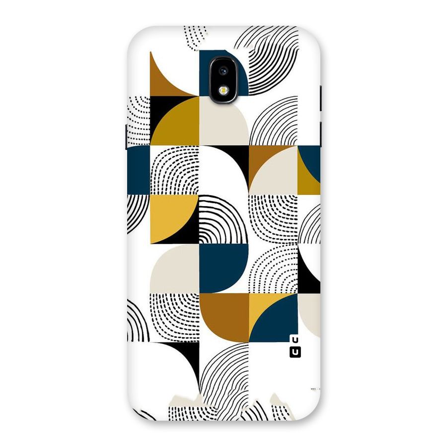Boxes Pattern Back Case for Galaxy J7 Pro