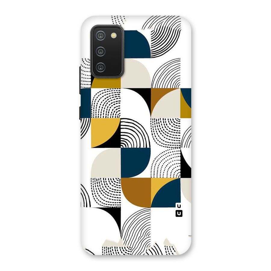 Boxes Pattern Back Case for Galaxy M02s