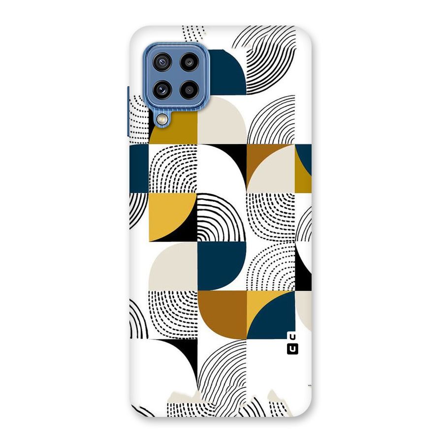 Boxes Pattern Back Case for Galaxy M32
