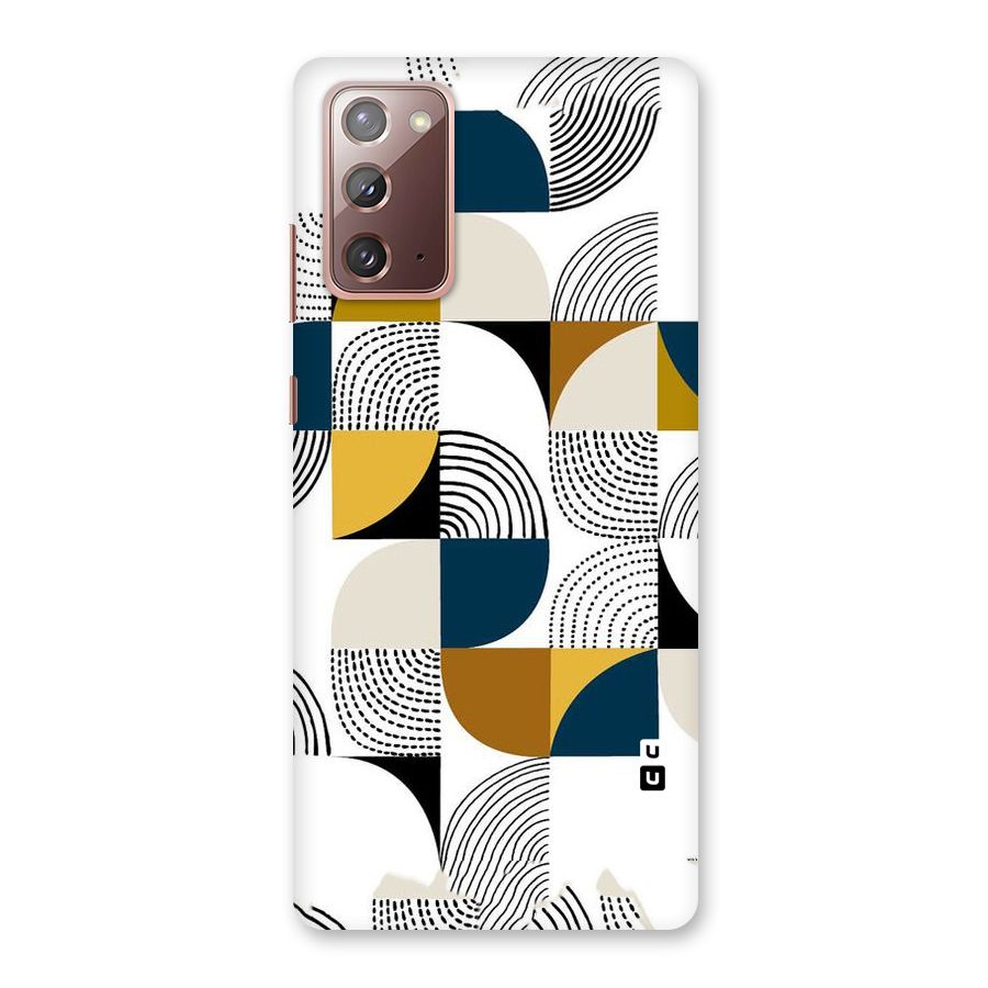 Boxes Pattern Back Case for Galaxy Note 20