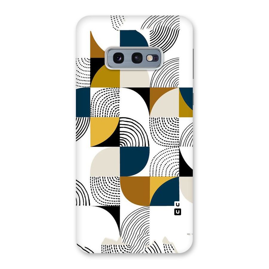 Boxes Pattern Back Case for Galaxy S10e