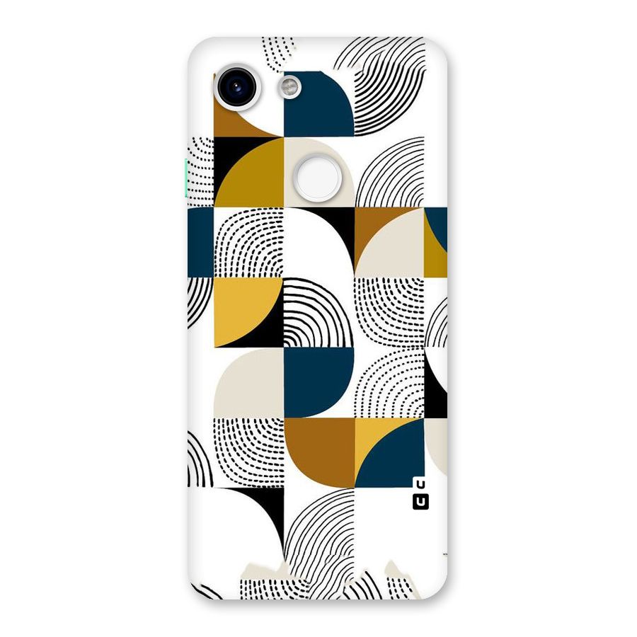 Boxes Pattern Back Case for Google Pixel 3