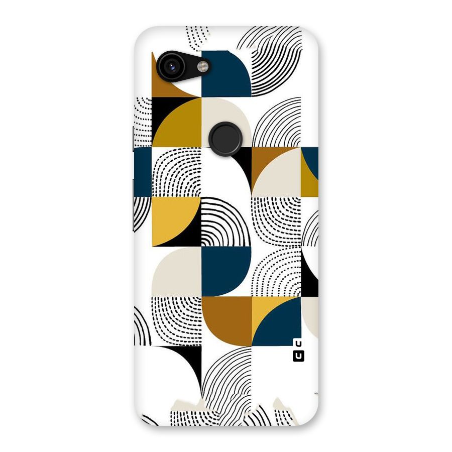 Boxes Pattern Back Case for Google Pixel 3a