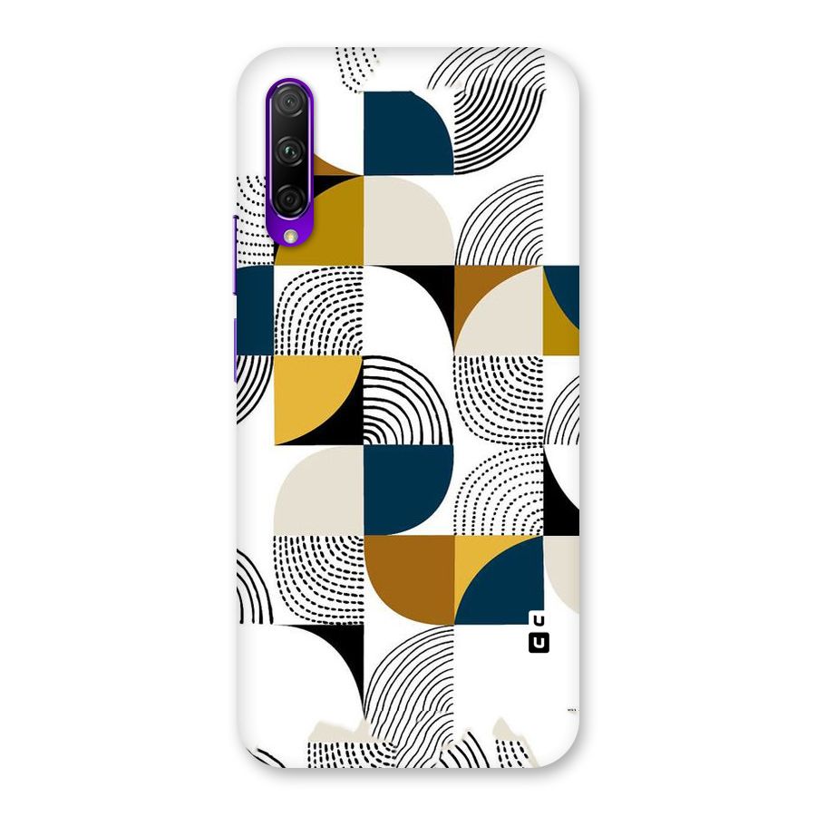Boxes Pattern Back Case for Honor 9X Pro