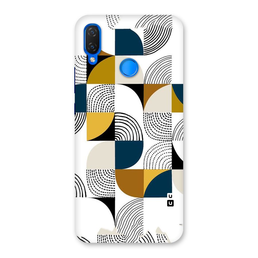 Boxes Pattern Back Case for Huawei P Smart+