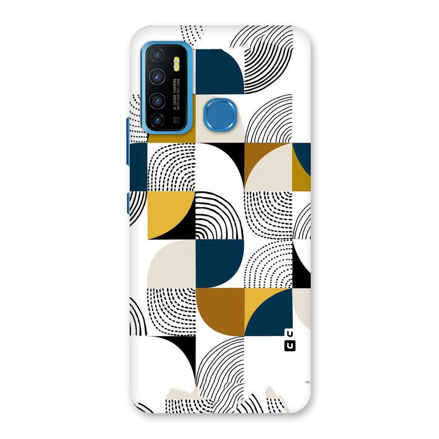 Boxes Pattern Back Case for Infinix Hot 9