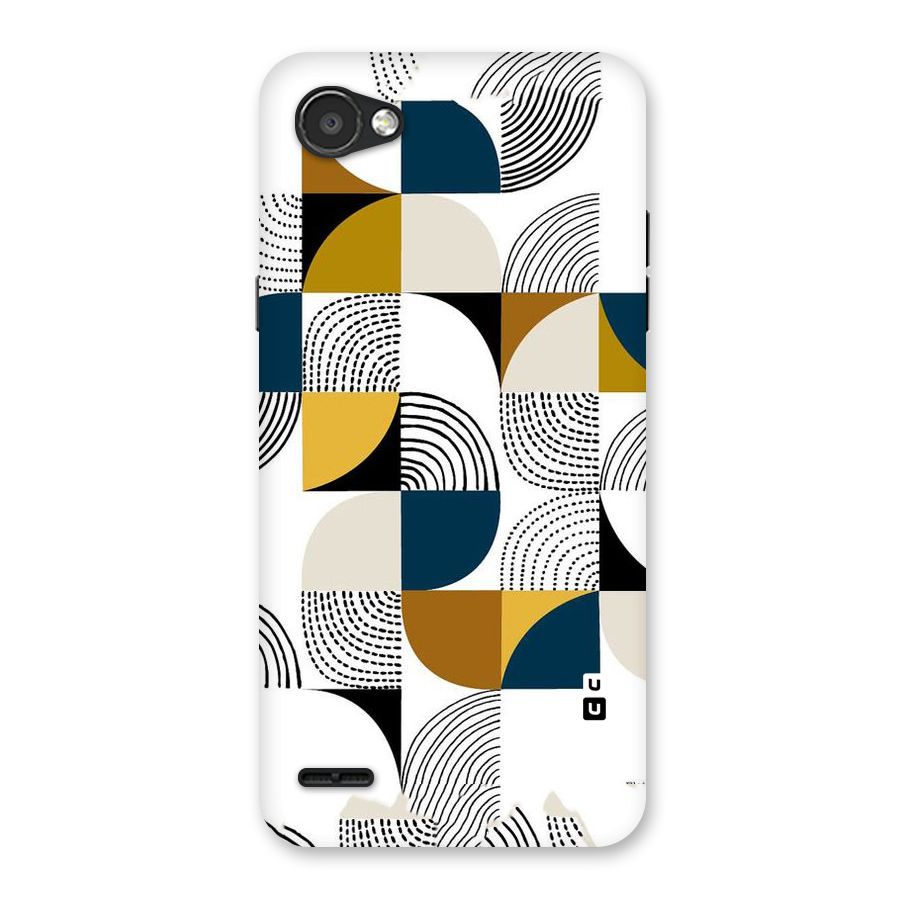 Boxes Pattern Back Case for LG Q6