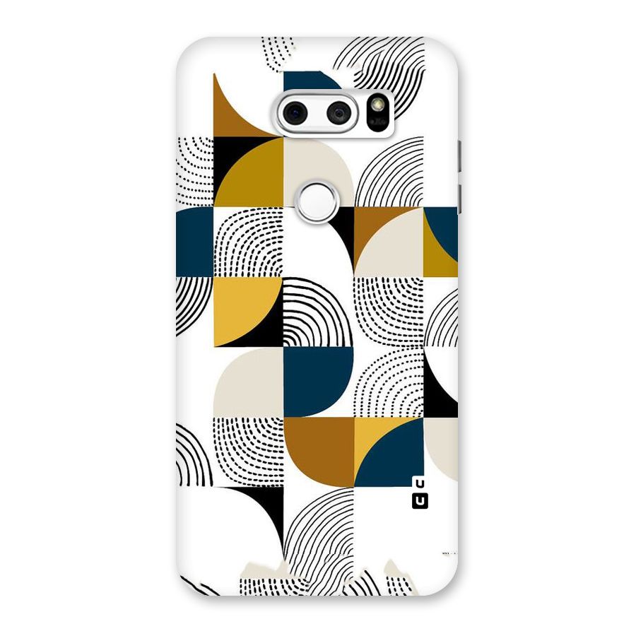 Boxes Pattern Back Case for LG V30