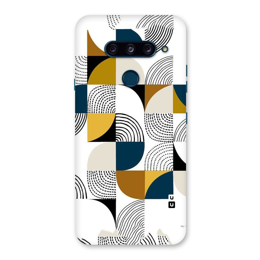 Boxes Pattern Back Case for LG  V40 ThinQ