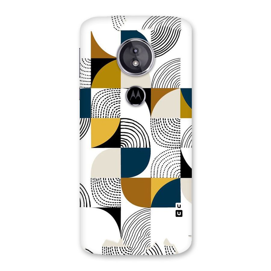 Boxes Pattern Back Case for Moto E5