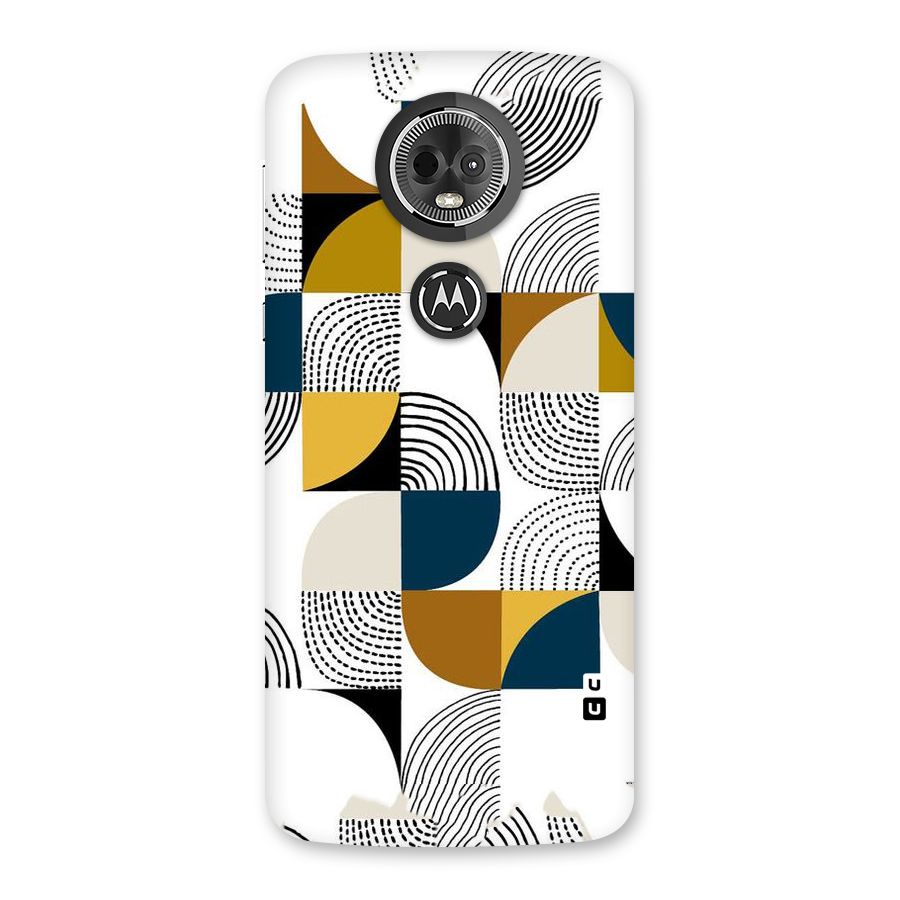 Boxes Pattern Back Case for Moto E5 Plus