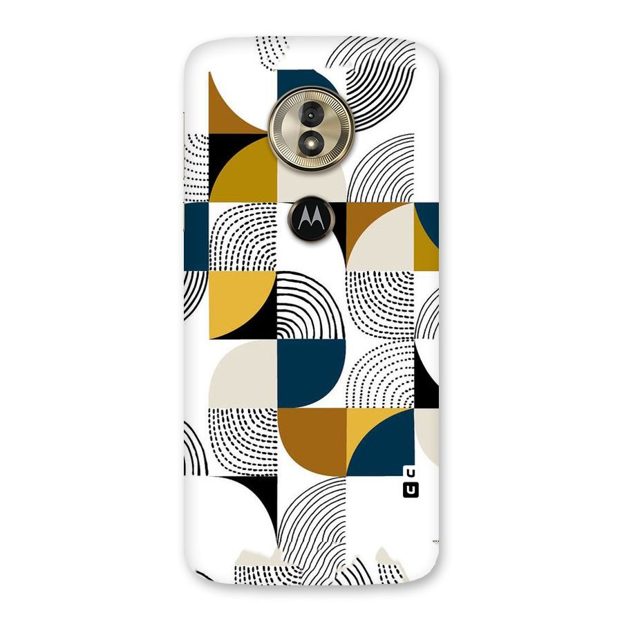 Boxes Pattern Back Case for Moto G6 Play