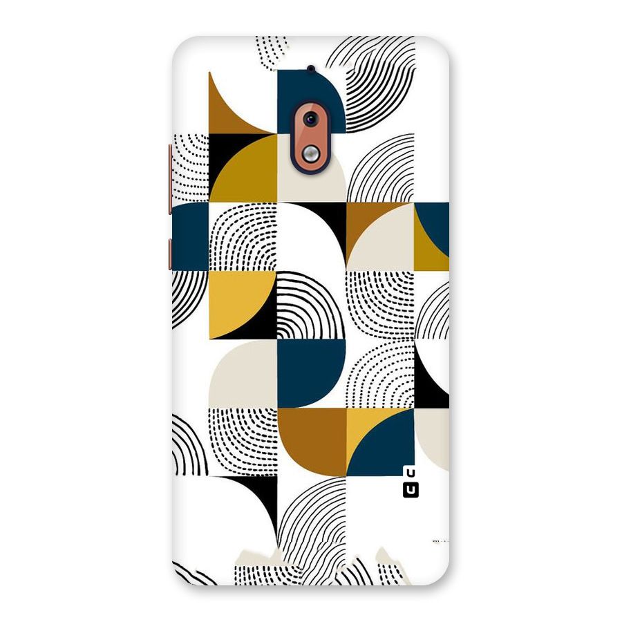 Boxes Pattern Back Case for Nokia 2.1