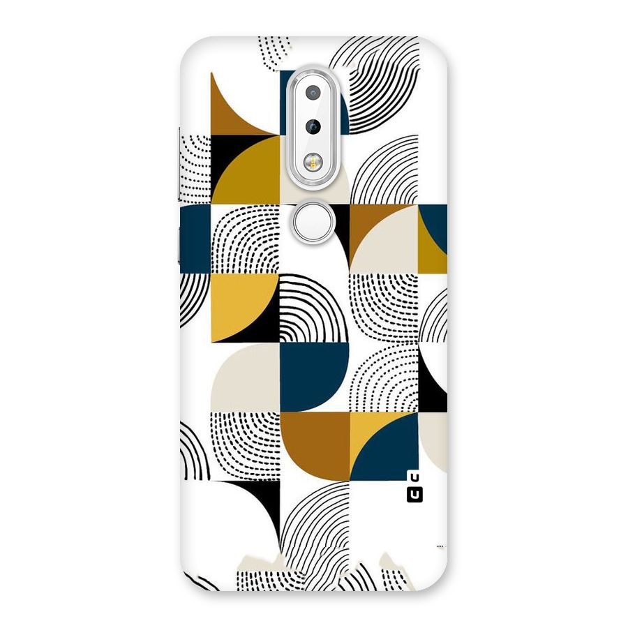 Boxes Pattern Back Case for Nokia 6.1 Plus