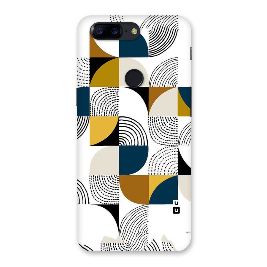 Boxes Pattern Back Case for OnePlus 5T