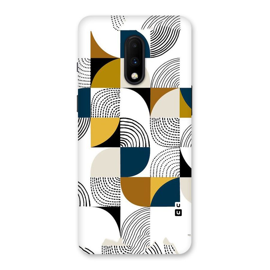 Boxes Pattern Back Case for OnePlus 7