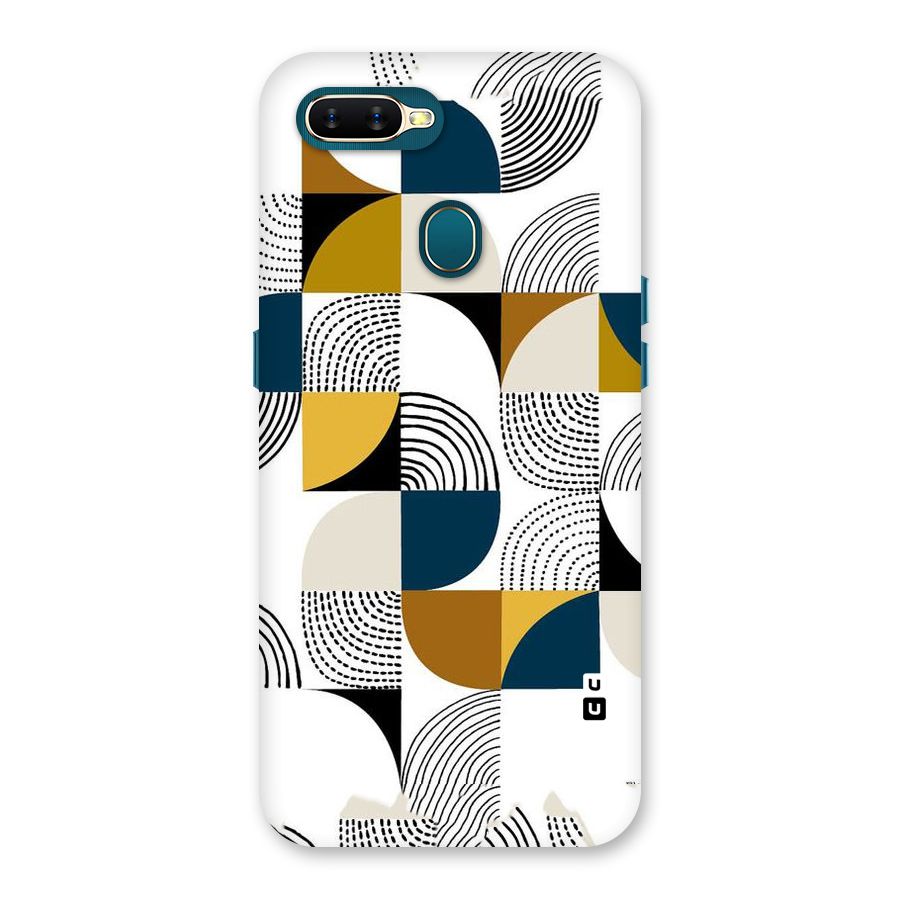 Boxes Pattern Back Case for Oppo A12s