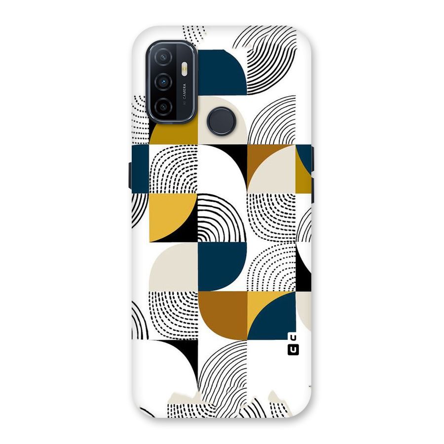 Boxes Pattern Back Case for Oppo A32