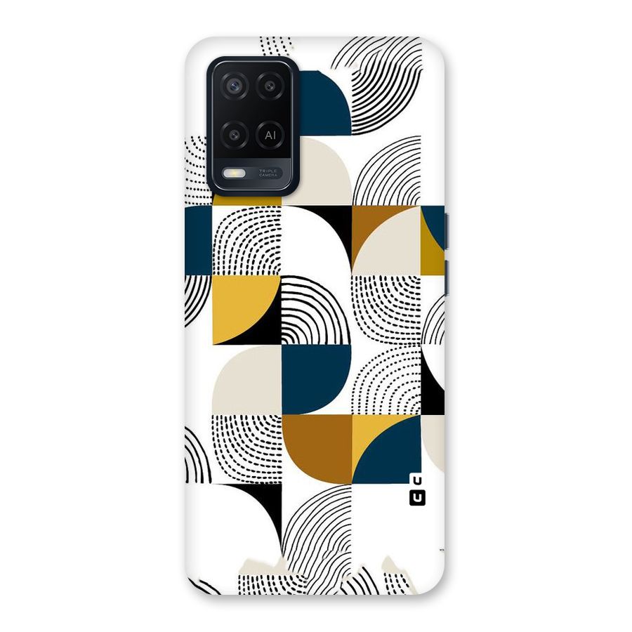 Boxes Pattern Back Case for Oppo A54