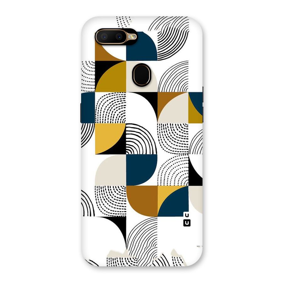 Boxes Pattern Back Case for Oppo A5s
