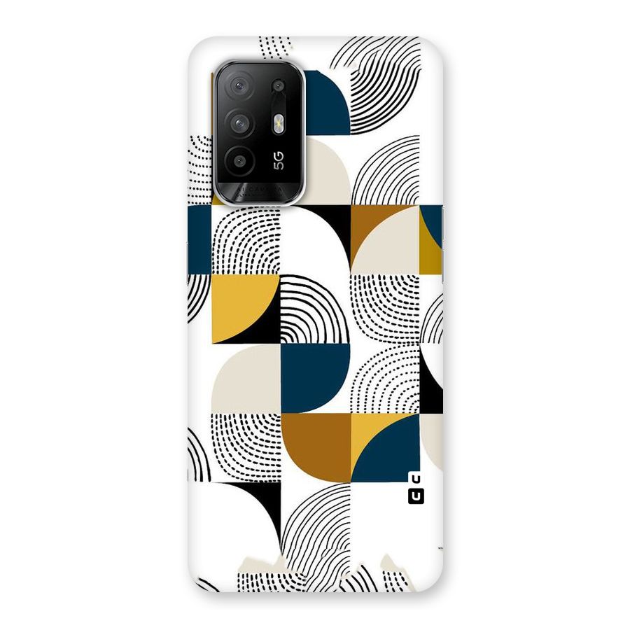 Boxes Pattern Back Case for Oppo F19 Pro Plus 5G