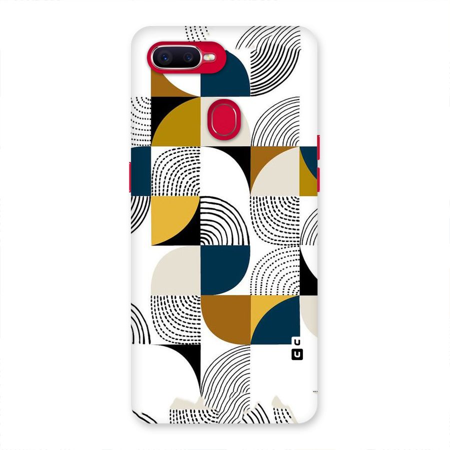 Boxes Pattern Back Case for Oppo F9 Pro