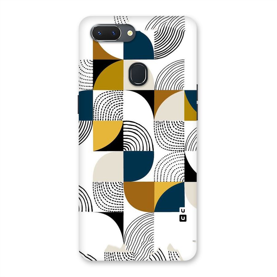 Boxes Pattern Back Case for Oppo Realme 2