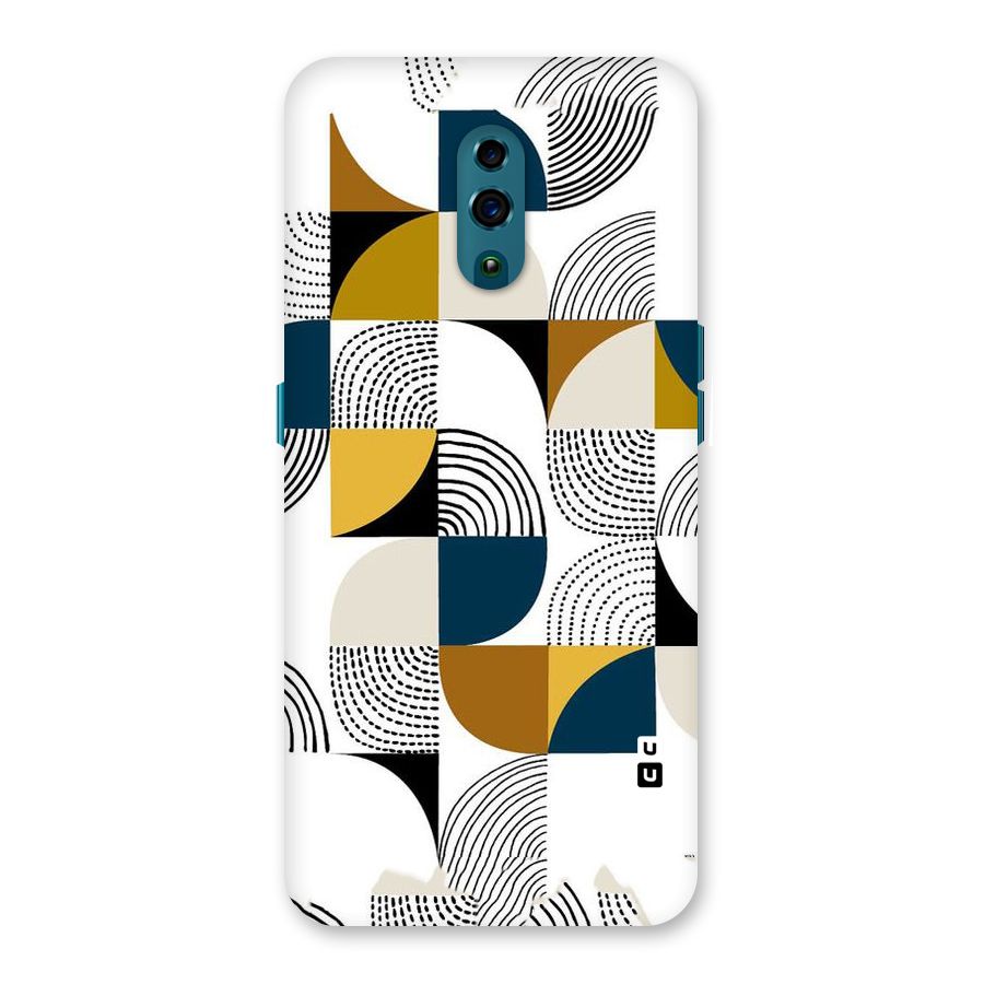 Boxes Pattern Back Case for Oppo Reno