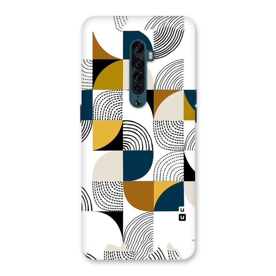 Boxes Pattern Back Case for Oppo Reno2