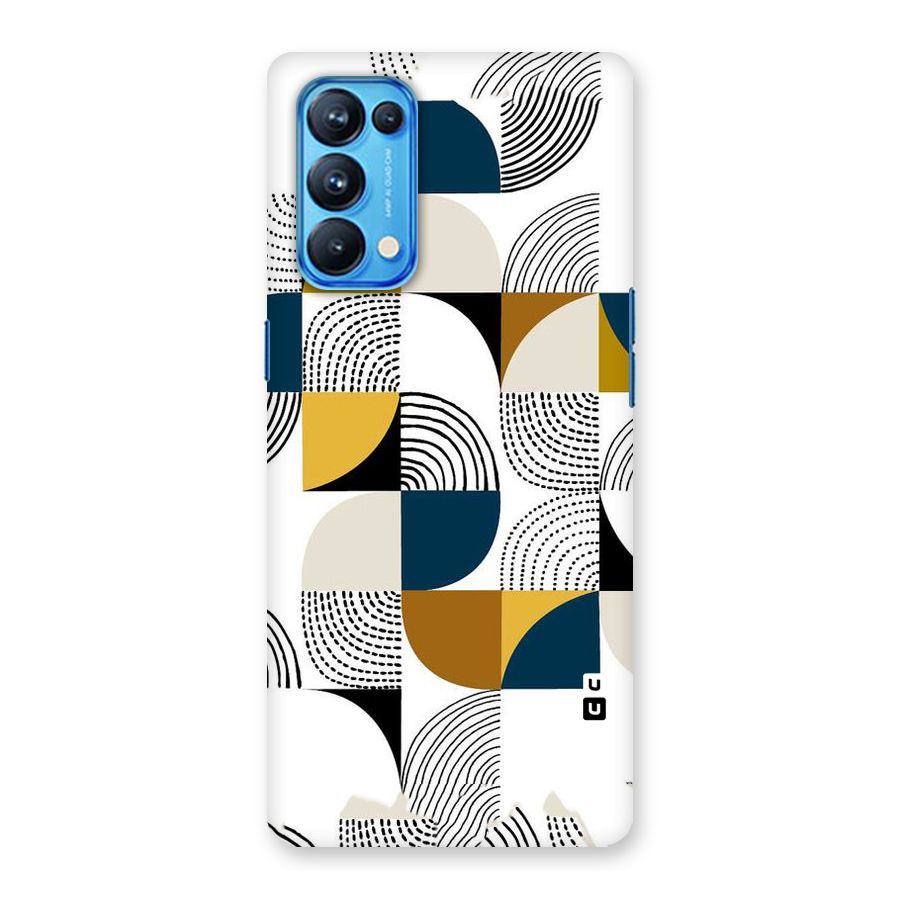 Boxes Pattern Back Case for Oppo Reno5 Pro 5G