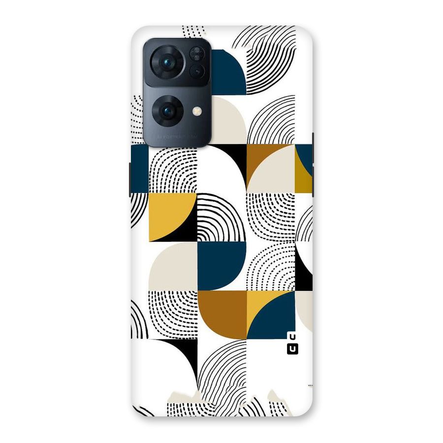 Boxes Pattern Back Case for Oppo Reno7 Pro 5G